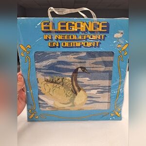 Vintage Kynacraft Canadian Honker Goose Needlepoint Kit